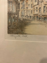 Load image into Gallery viewer, Framed Print &quot;Stonegate York&quot; by Donald Gray, signed
