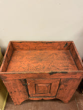 Load image into Gallery viewer, Custom Made Rustic Red Cabinet
