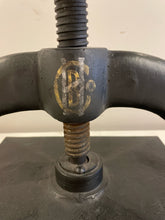 Load image into Gallery viewer, Vintage 19th Century Cast Iron Book Binding Press from BH Co.
