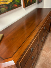 Load image into Gallery viewer, Ten Drawer Lowboy Dresser with Middle Cabinet from Thomasville Furniture

