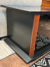 Load image into Gallery viewer, Black Nightstand with Smoke Glass Front from Dania Furniture
