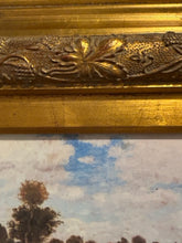 Load image into Gallery viewer, Lithograph &quot;Poppy Field&quot; in Ornate Gold Frame by Claude Monet
