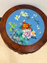 Load image into Gallery viewer, Accent Table/Plant Stand with Cloisonne Inlay
