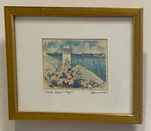 Load image into Gallery viewer, Watercolor &quot;Viista Rosa&quot; Paget by Joan Forbes, signed
