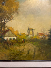 Load image into Gallery viewer, Rural Scene with Windmills Print
