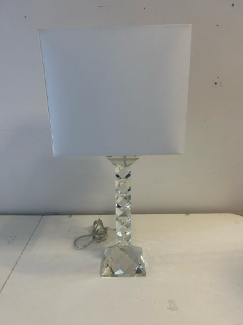 Acrylic Lamp with Square Shade