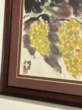 Load image into Gallery viewer, Framed Print of Grapes by Hamada Juho
