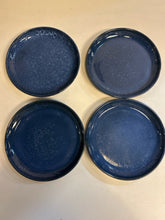 Load image into Gallery viewer, Set of 4 Blue Speckled Salad Plates

