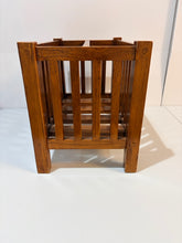 Load image into Gallery viewer, Mission Style Wood Magazine Holder
