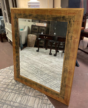 Load image into Gallery viewer, Gold and Red Finished Beveled  Mirror from Uttermost
