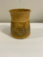 Load image into Gallery viewer, Brown Tone Pottery Planter/Vessel
