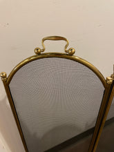 Load image into Gallery viewer, Vintage Brass  Fireplace Screen
