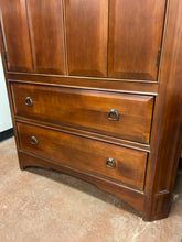Load image into Gallery viewer, Wardrobe with 2 Drawers and Interior Shelves from Thomasville Furniture
