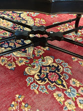Load image into Gallery viewer, Scalloped Edge Coffee Table with Floral Detailing from Ethan Allen
