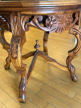 Load image into Gallery viewer, French Carved Wood Tray Top Table
