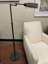 Load image into Gallery viewer, Adjustable Pharmacy Floor Lamp in Antique Brass
