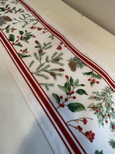 Load image into Gallery viewer, &quot;Winter Holiday Berry&quot; Table Runner from Elrene Home Fashions

