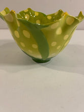 Load image into Gallery viewer, Buttercup Polk a Dot Ceramic Bowl by Mustardseed &amp; Moonshine
