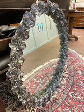 Load image into Gallery viewer, Round Metal Rose Mirror from Pottery Barn
