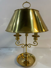 Load image into Gallery viewer, Brass French-Style Bouillotte Table Lamp
