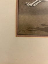 Load image into Gallery viewer, Framed &quot;Capriole&quot; by J. Plank, signed
