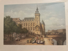 Load image into Gallery viewer, Framed Print of Tour de l&#39;Horloge du palais de la Cite  by Isidore Deroy
