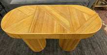 Load image into Gallery viewer, Studio Ellison Liza Oval Rattan Console Table
