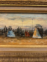 Load image into Gallery viewer, Vintage Seaside Impressionist Oil Painting (I), signed

