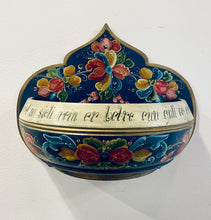 Load image into Gallery viewer, Vintage Hand Painted Norwegian Rosemaling Wall Shelf/Planter from Bjorg Furulund
