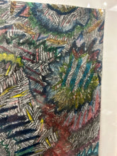 Load image into Gallery viewer, Colorful Abstract in White Washed Wood Frame
