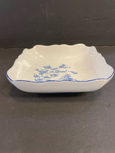 Load image into Gallery viewer, Blue &amp; White Square Serving Bowl from Tiffany &amp;. Co.
