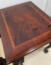 Load image into Gallery viewer, Pair of Mahogany End Tables with Claw Feet from Thomasville
