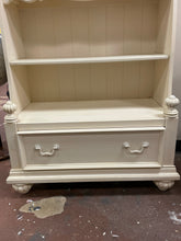 Load image into Gallery viewer, White Painted Bookcase with one Drawer from Broyhill
