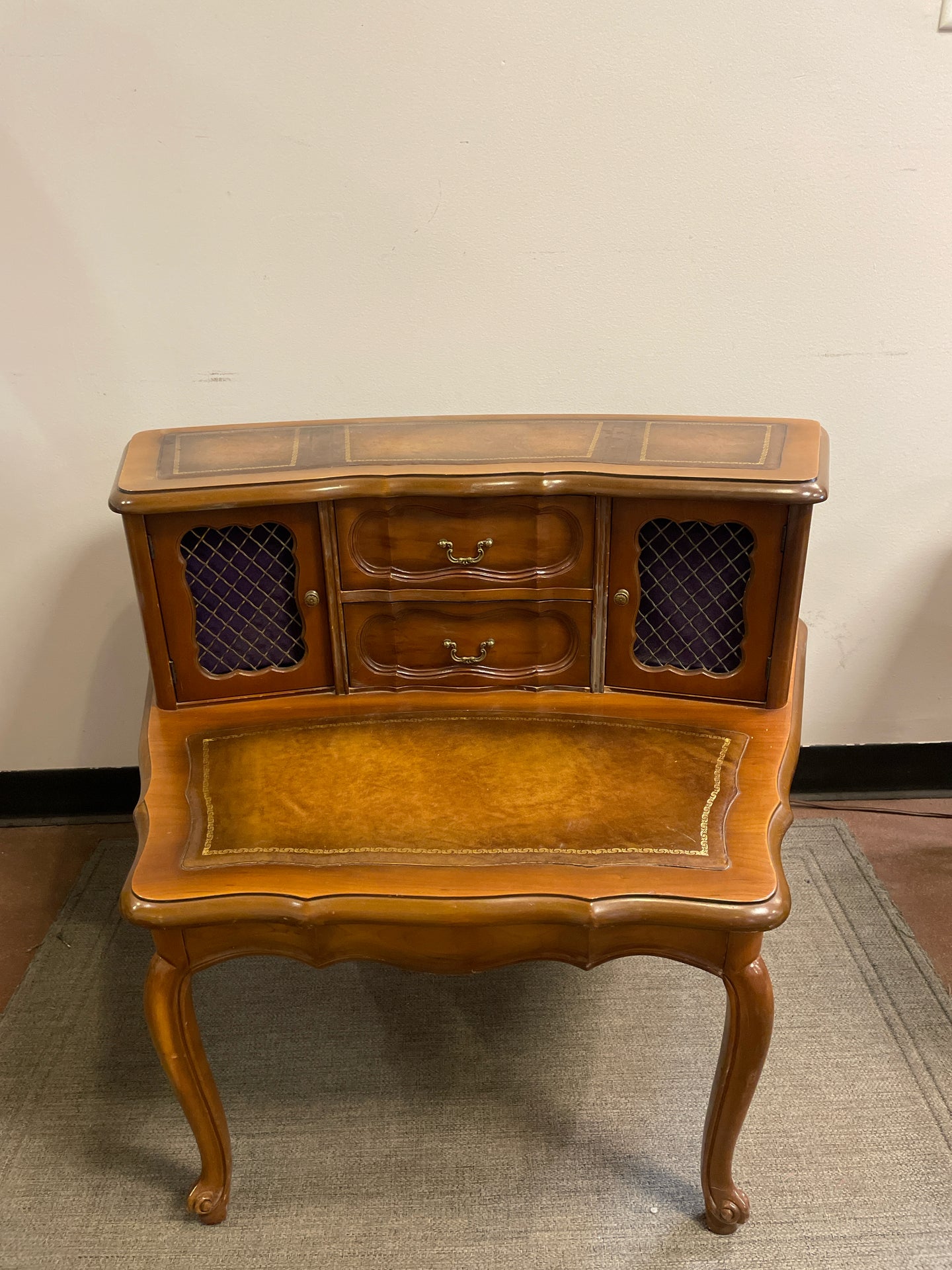 Vintage Walnut French Provincial Occasional Table