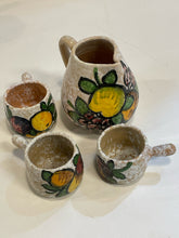 Load image into Gallery viewer, Handpainted Terra Cotta 8 Piece Tea Set
