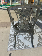 Load image into Gallery viewer, Wrought Iron Table &amp; Two Arm Chairs
