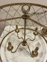 Load image into Gallery viewer, Dury 4 Light Silver Leaf Chandelier from Quoizel Lighting
