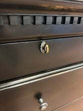 Load image into Gallery viewer, Pair of 3 Drawer St. James Collection Nightstands in Antiqued Black from Restoration Hardware
