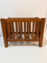 Load image into Gallery viewer, Mission Style Wood Magazine Holder
