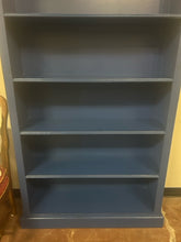 Load image into Gallery viewer, Blue Five Shelf Bookcase from Land of Nod
