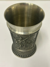 Load image into Gallery viewer, Vintage German Pewter Cup with Embossed Relief-2
