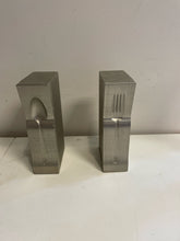 Load image into Gallery viewer, Spoon and Fork Metal Bookends
