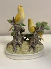 Load image into Gallery viewer, Porcelain &quot;Group of Canaries Perched&quot; by Andrea
