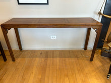 Load image into Gallery viewer, Narrow Wood Console Table
