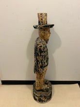 Load image into Gallery viewer, Vintage Carved Wood  Folk Art Uncle Sam Sculpture
