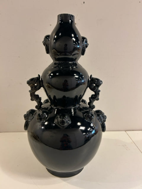 Black Ceramic Double Gourd (