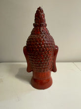 Load image into Gallery viewer, Red Ceramic Buddha Head
