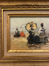 Load image into Gallery viewer, Vintage Seaside Impressionist Oil Painting (II), signed
