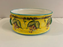Load image into Gallery viewer, Hand Painted Ceramic Planter w/ Lions Head Handles from Deruta Ceramics
