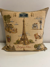 Load image into Gallery viewer, Parisian Architectural Marvels Loom Woven Pillow
